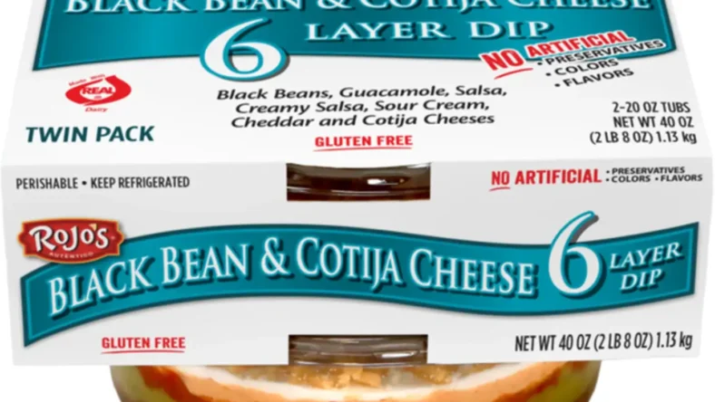 best Costco party foods: Rojo's Black Bean six layer dip