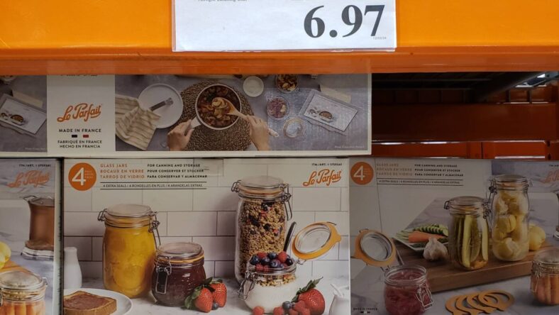 Le Parfait 4pc Super Jars Set with 8 Extra Seals-1759341-Tucson, AZ