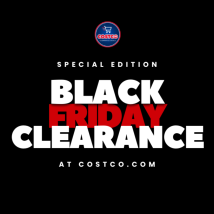Costco Black Friday Clearance Announcement
