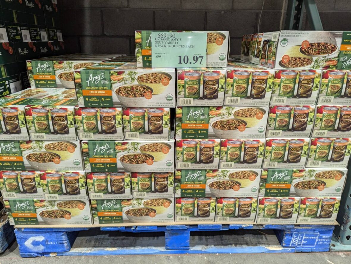Organic Amy's Soup Variety 8pk 14oz-669190-Livermore, CA