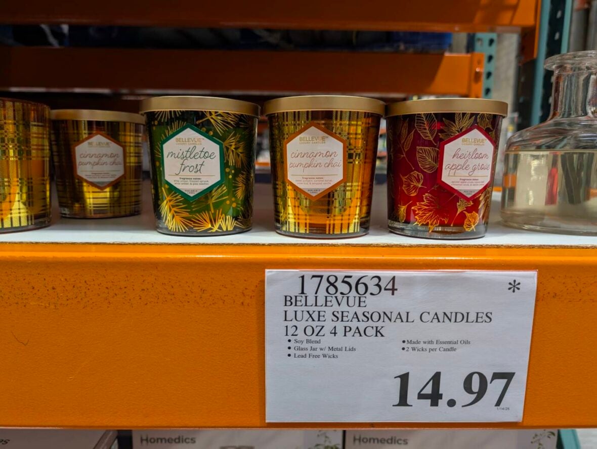 Bellevue Luxe Seasonal Candles 12oz 4pk-1785634-Danville, CA