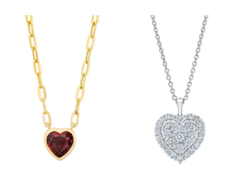 Costco Fine Jewelry Heart Pendants