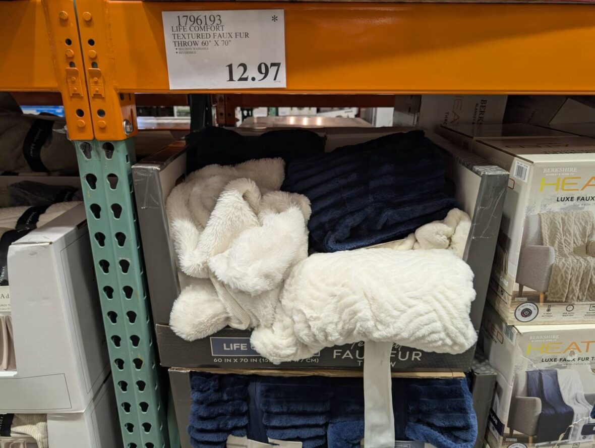 Life Comfort Textured Faux Fur Throw -1796193-Concord, CA