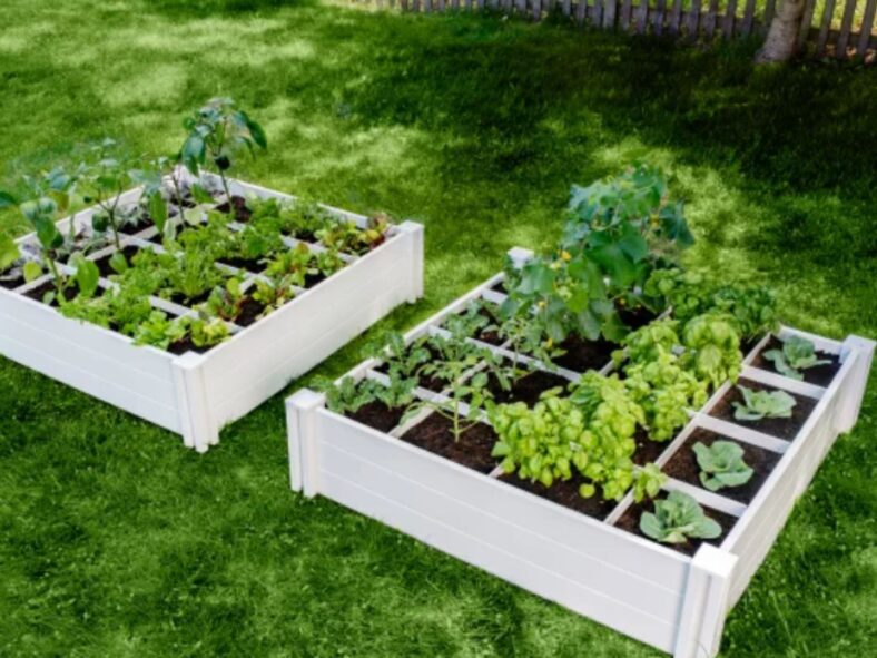 Vita Vinyl Garden with Grid Costco