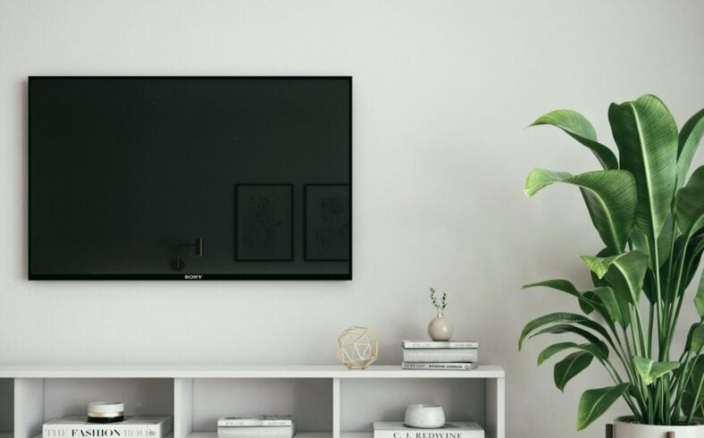 tv in living room