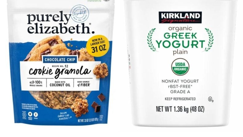 Costco Instacart Yogurt and Granola
