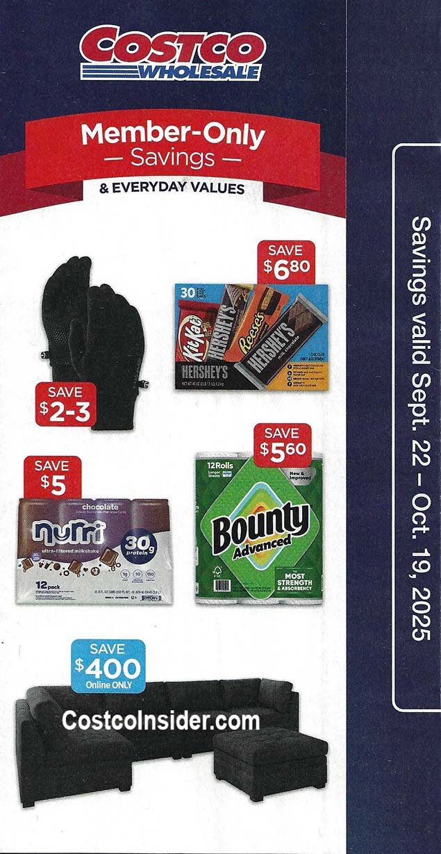 Costco October 2025 Coupon Book Cover