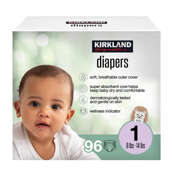 Kirkland Signature Diapers Size 1