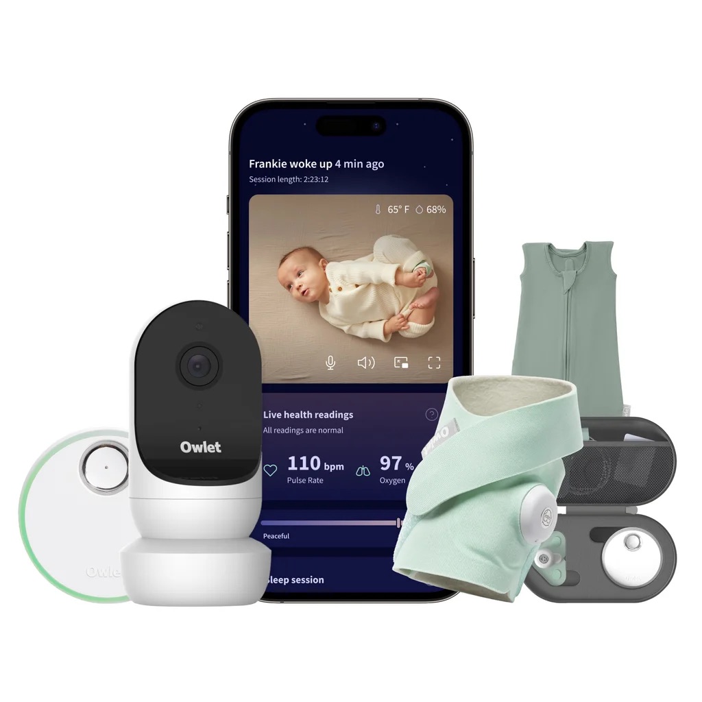 Owlet Dream Duo2 Smart Baby Monitor Bundle