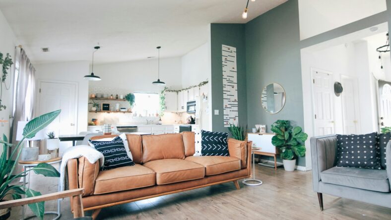 decorated living room / home decor at costco