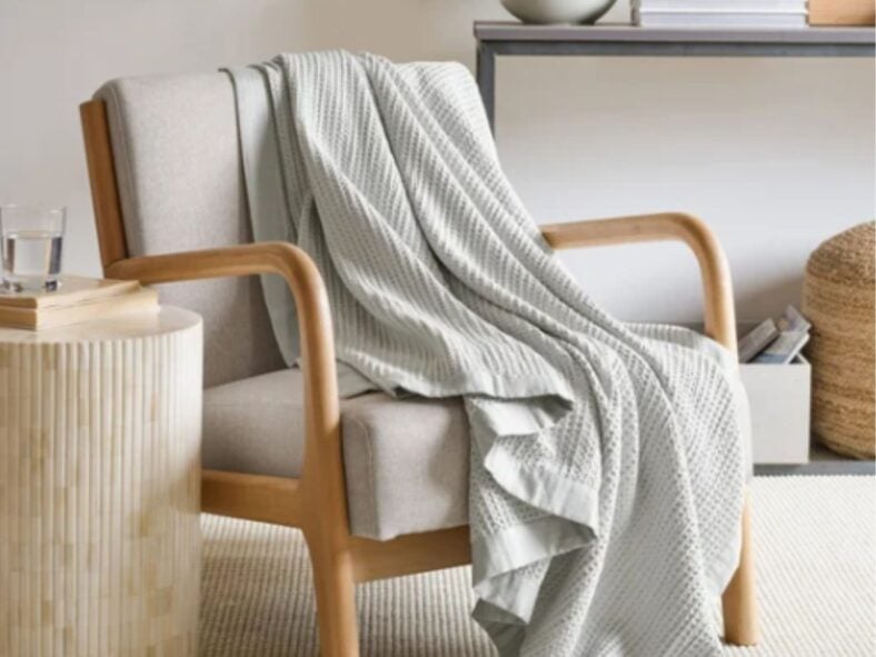 Jennifer Adams Waffle Throw Costco