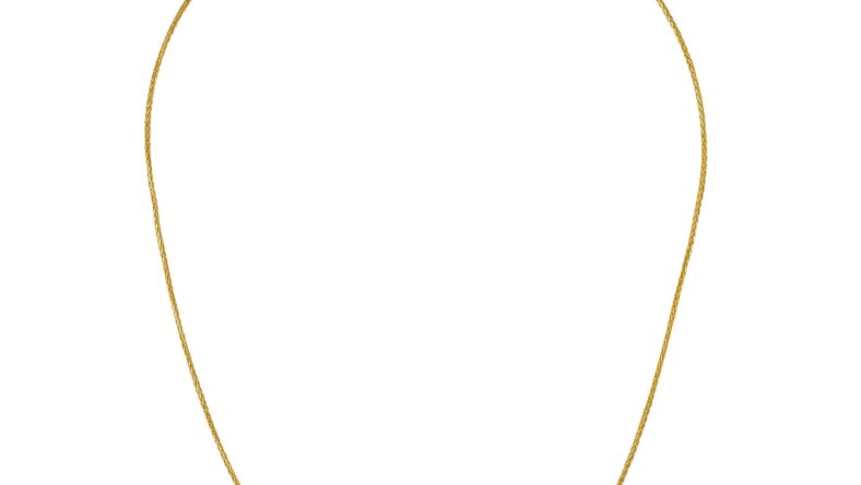 14kt Gold 22" Adjustable Spiga Chain