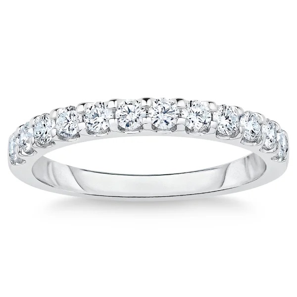 Round Brilliant 0.50 ctw VS2 Clarity, I Color Diamond 14kt Gold Band