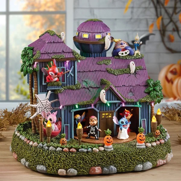 Stitch Halloween House with Lights and Music