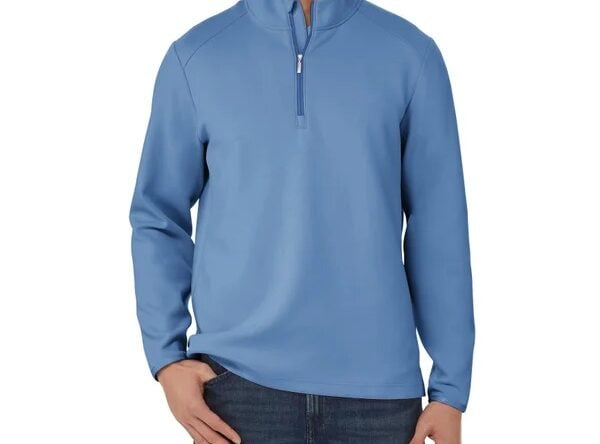Kirkland Signature Men&rsquo;s Half-Zip Sweatshirt