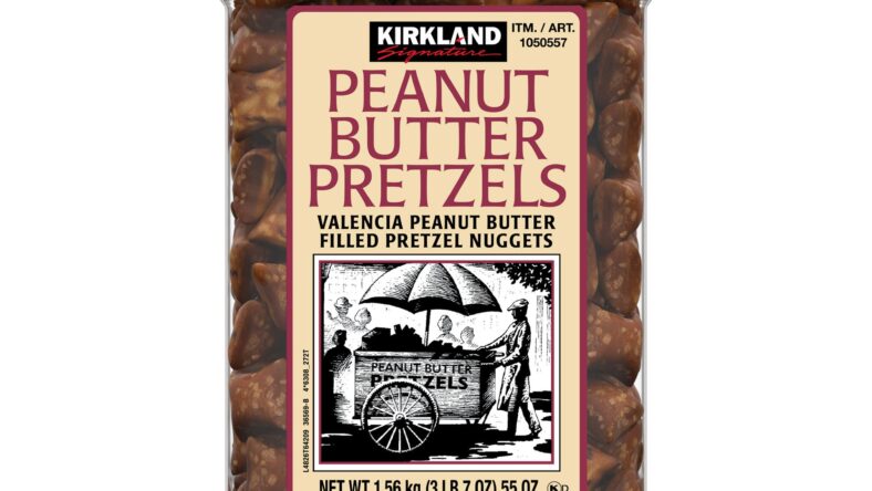 Kirkland Signature Peanut Butter Filled Pretzel Nuggets, 55 oz