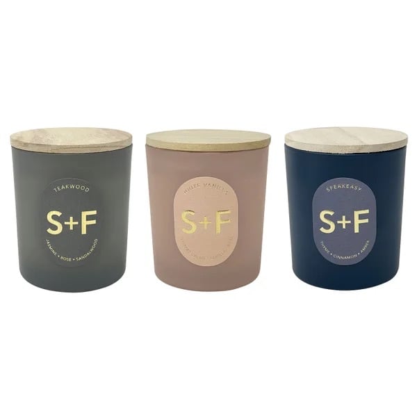 Sand & Fog Set of 3 Candles