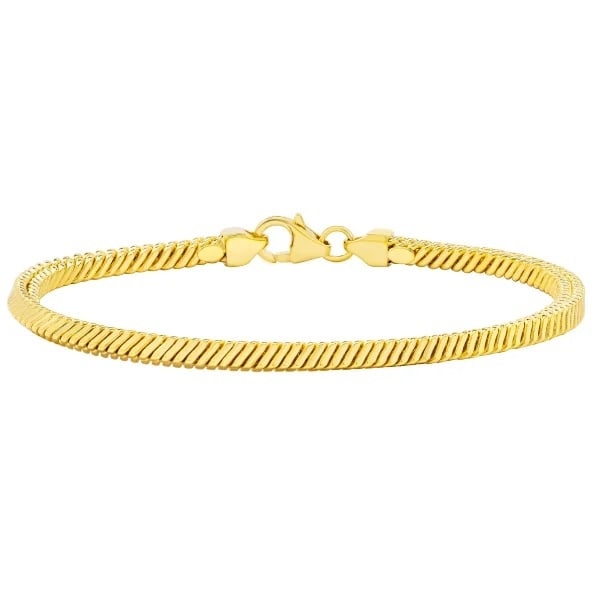 18kt Yellow Gold Snake Chain Bracelet