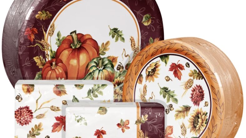 Artstyle Paper Plate and Napkin Bundle