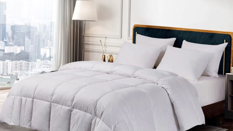 Hotel Grand White Goose Feather & Down Comforter