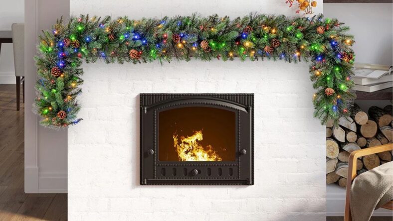 Pre-Lit Garland Costco