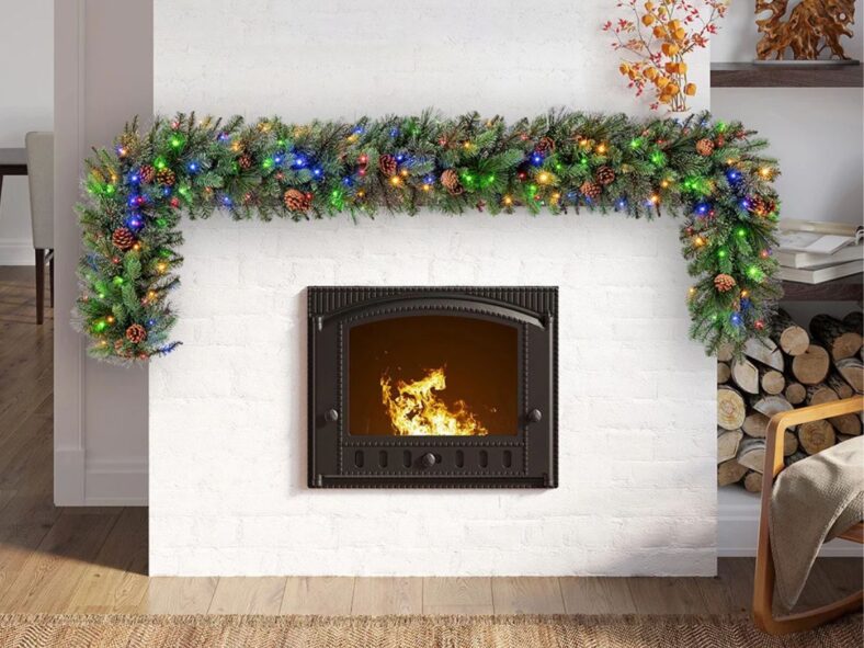 Pre-Lit Garland Costco