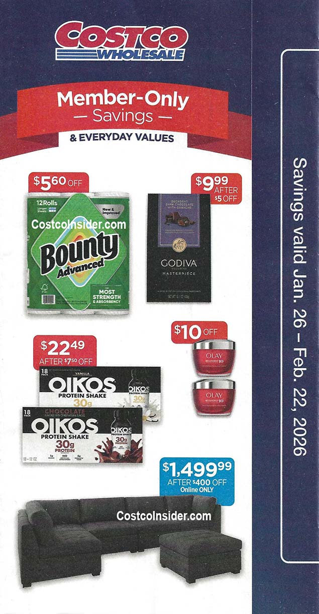 Costco February 2026 Coupon Book Cover