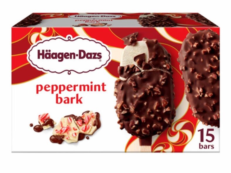 H&auml;agen-Dazs Peppermint Bark Ice Cream Bars Costco Instacart
