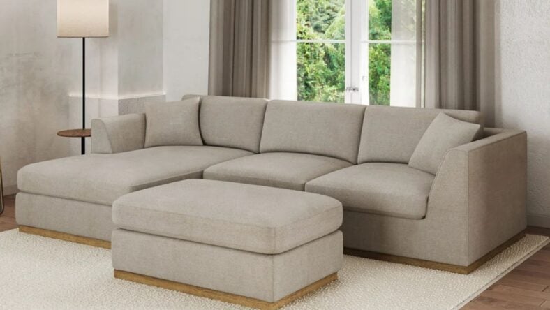 Henredon Caley Reversible Sofa Chaise Costco