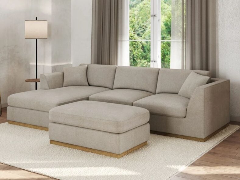 Henredon Caley Reversible Sofa Chaise Costco