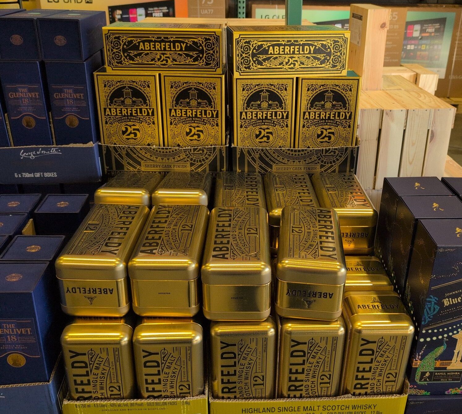 alfred dunhill　AD1800 　　ケースと交換インク2色付 Aberfeldy 25yr Scotch Scotland