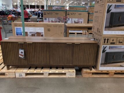 Bayside Furnishings Colin 72" Accent Console • Acacia Veneers at Costco