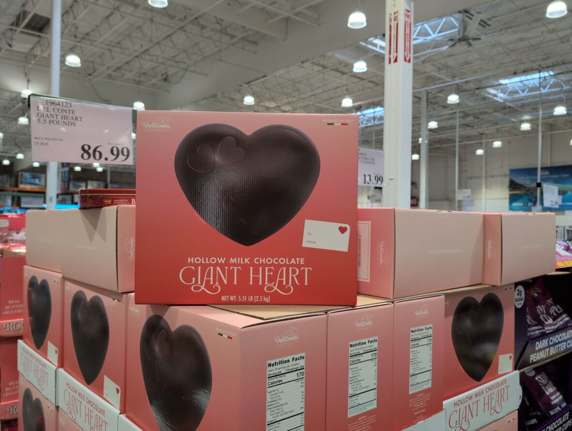 Del Conte Giant Heart at Costco