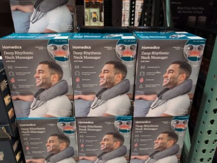 Homedics Rhythmic Neck Massager W/ Heat 6 Massage Programs at Costco