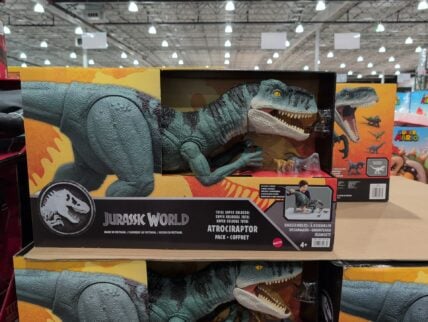 Jurassic World Super Colossal Dino with 4 Mini Dinos at Costco