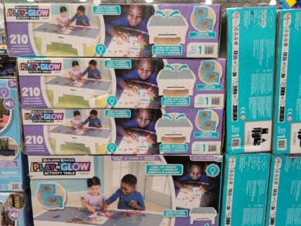 Kidkraft Building Bricks Play N Glow Activity Table at Costco