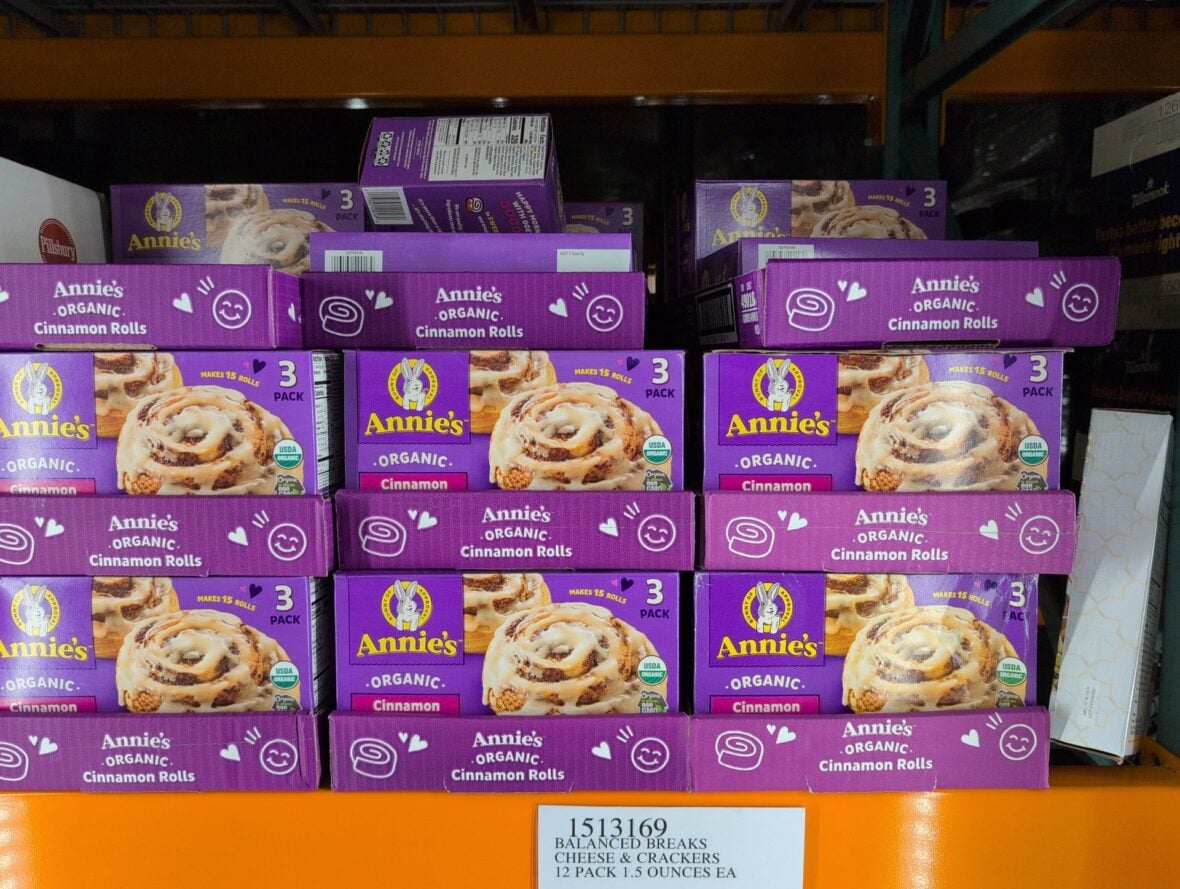 Organic Annie's Cinnamon Rolls at Costco