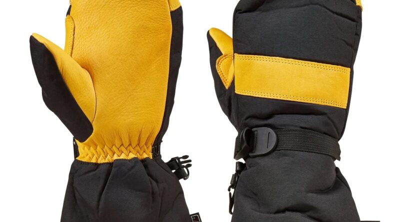 Saranac Gauntlet Premium Deerskin Ski Mitts