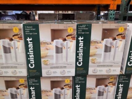Cuisinart 5 Speed Hand Mixe • Includes Whisk, Beaters & Slide-on Storage Case at Costco