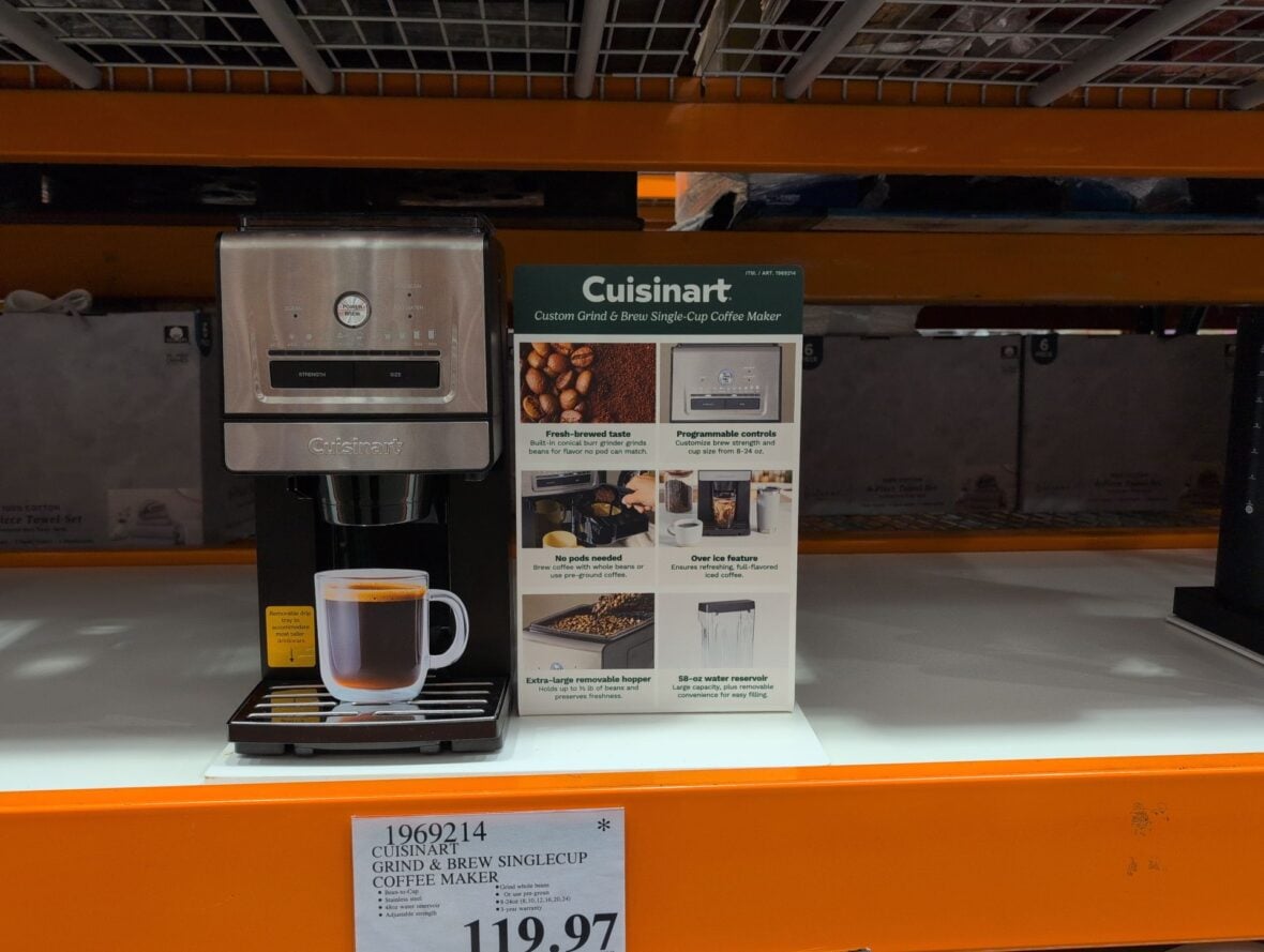 Cuisinart Grind & Brew Singlecup Coffee Maker • Bean-to-cup at Costco