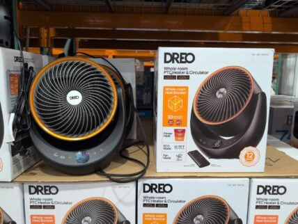 Dreo Whole Room Omni Directional Heater • 3 Heat Settings + Eco Mode • 3 Fan Speeds at Costco