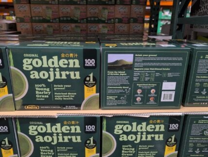Golden Aojiru Barley Grass Powder at Costco