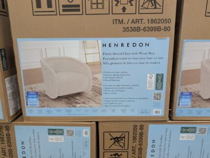 Henredon Aspen Hill Fabric Swivel Accent Chair • Pocket Coil Seat Cushion at Costco