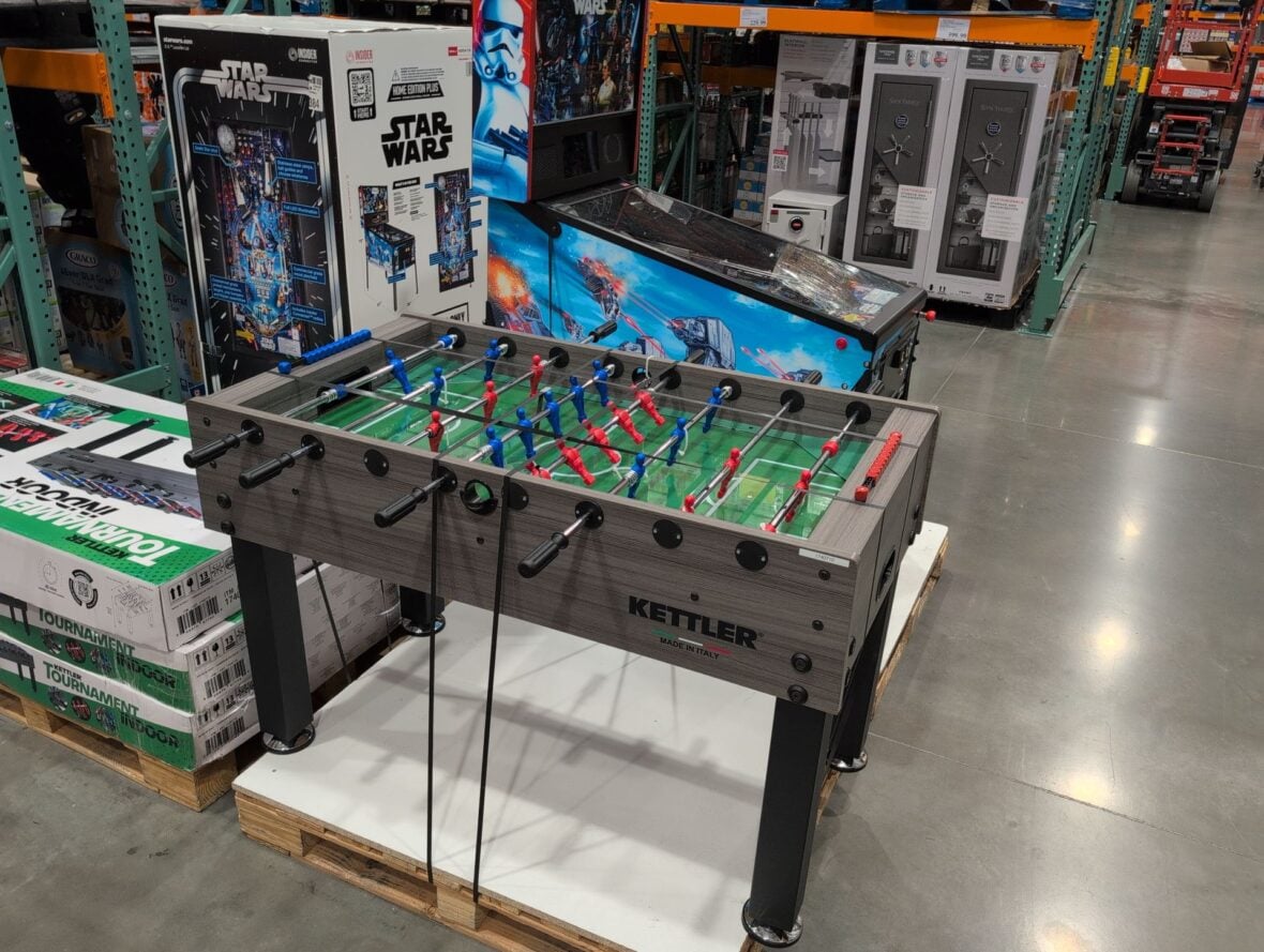 Kettler Indoor Foosball Telescopic Safety Rods • Steel Legs at Costco
