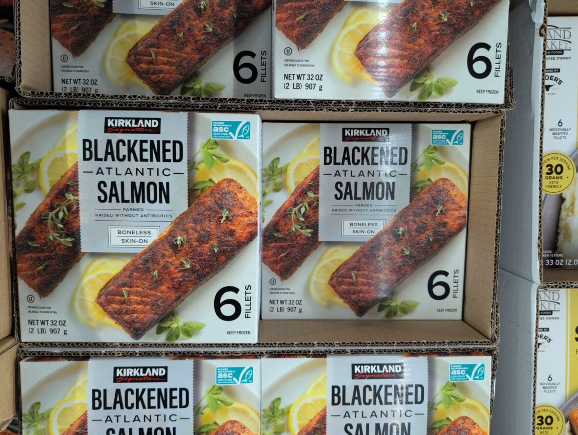 Kirkland Signature Blackened Salmon at Costco