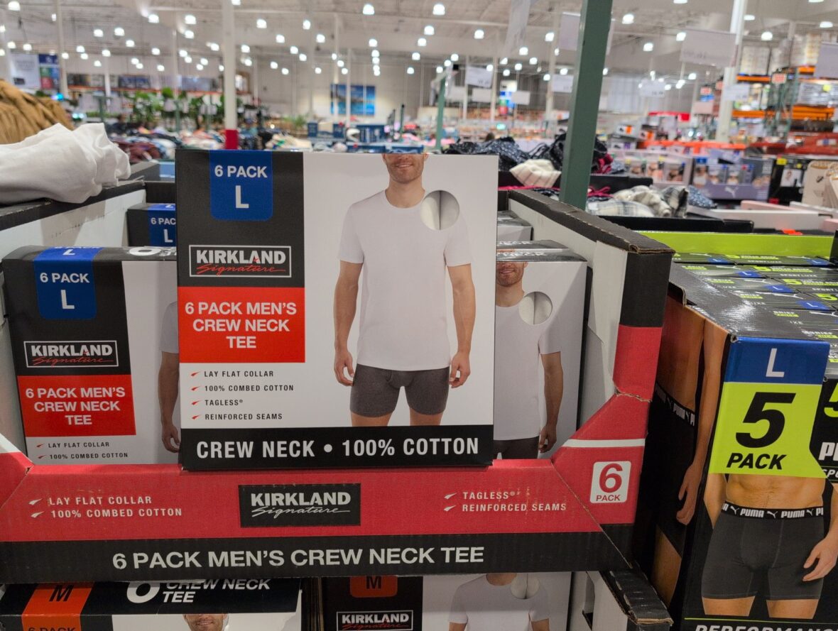 Kirkland Signature + Men's Crew Tee • 7771711 (m) 7771712 (l) at Costco