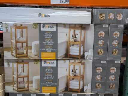 Mesa 3-tier Acacia Wood Stand • 35." at Costco