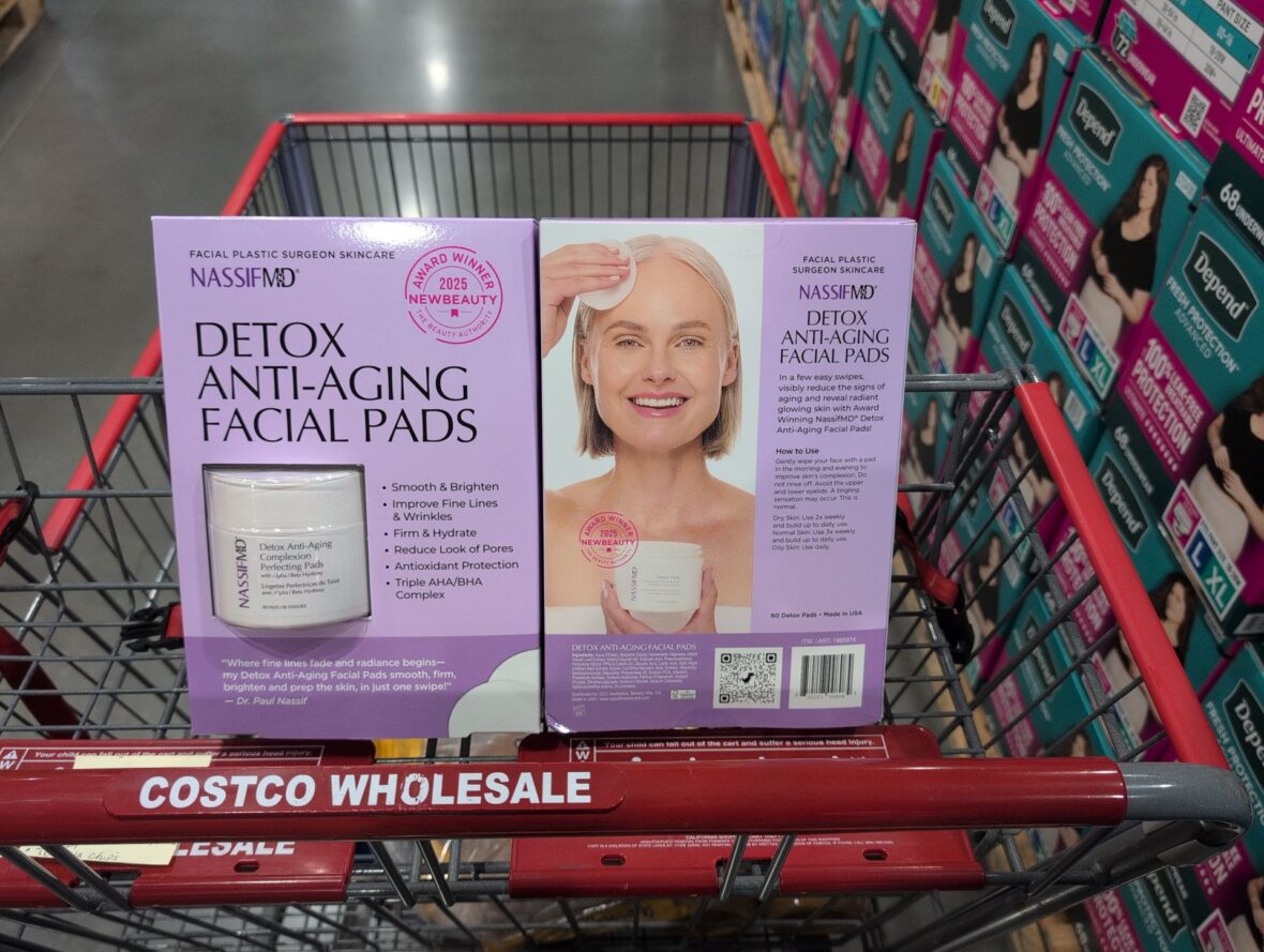 Nassifmd Skincare Detox Facial Pads. • Exfoliates & Brightens at Costco