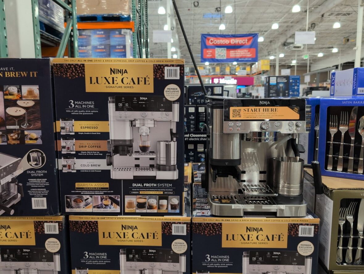 Ninja Luxe 3-in-1 Espresso Machine Model Es655co • 3-in-1 Versatility at Costco