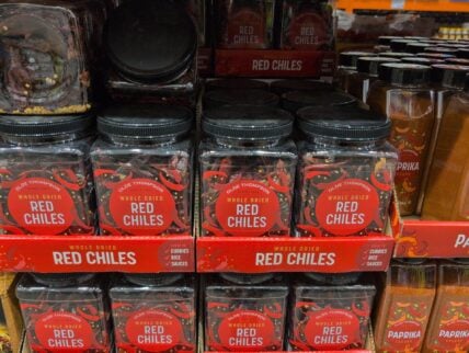 Olde Thompson Whole Red Chiles at Costco